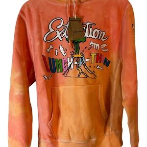 Late Lunch “Extinction” Graphic Hoodie | Size Small | NWT Streetwear Rare‎